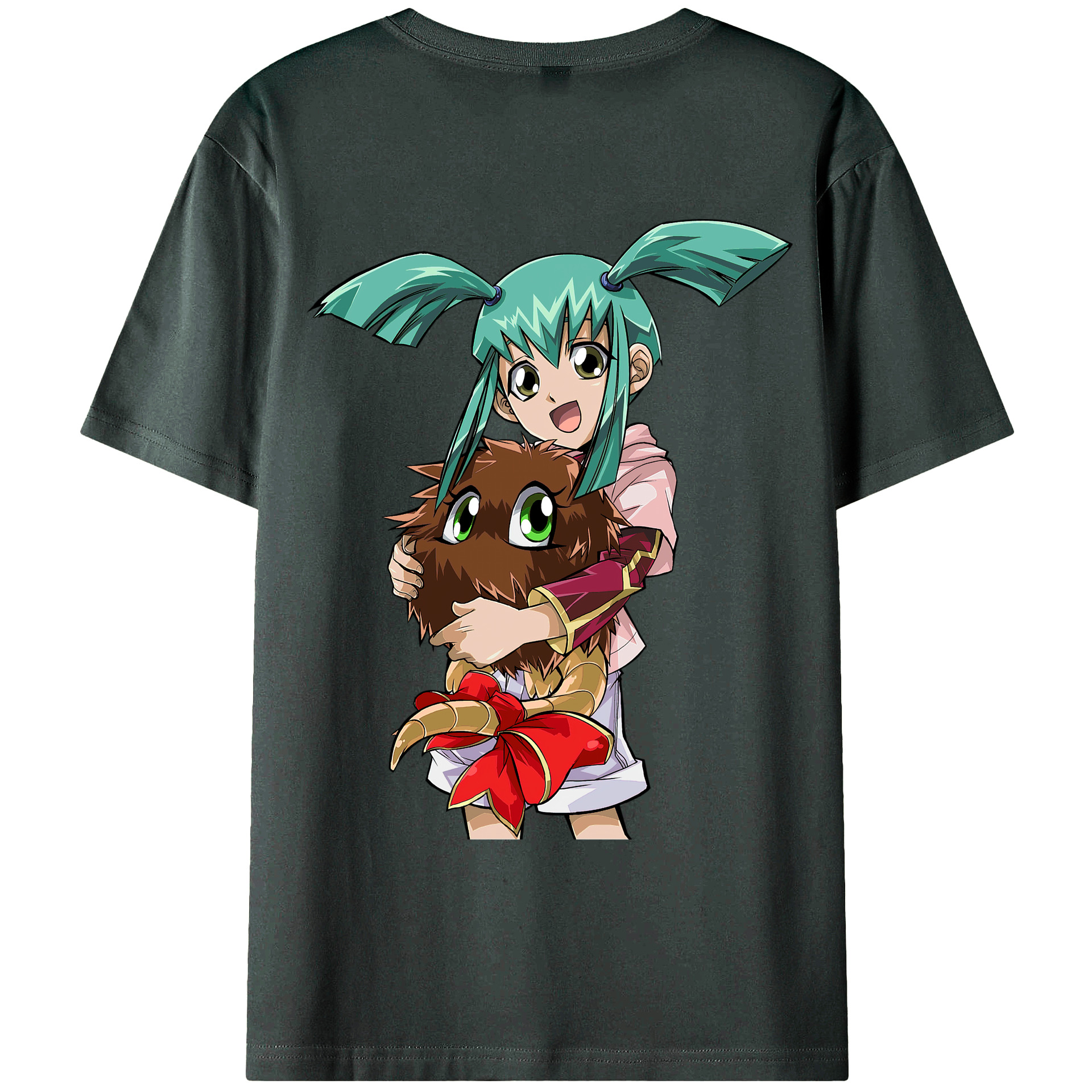 （画像用） 遊☆戯☆王 Yu-Gi-Oh! 綿100％ メンズ半袖Tシャツ（バックプリント） 通気性